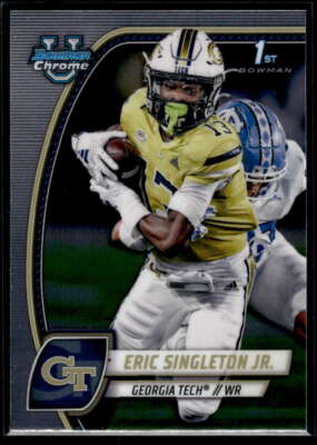 ERIC SINGLETON JR. RC 2024 Bowman University Chrome Base #71 Pre-Rooki ID:125438