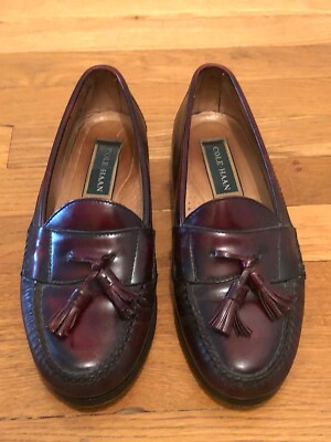 Cole Haan Dark Burgundy Leather Slip-Ons s-l400.jpg main image 2