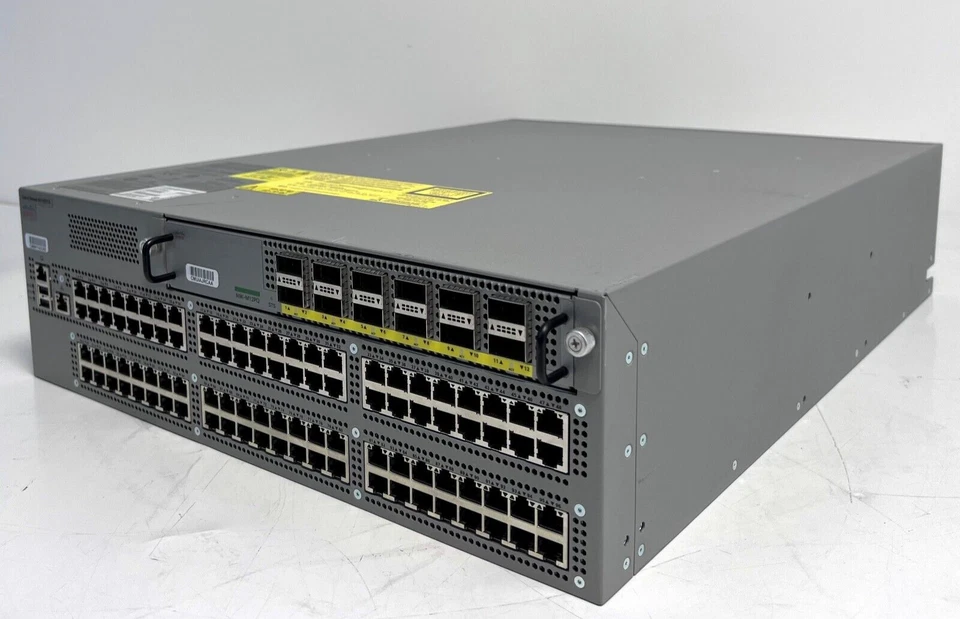 Cisco Nexus N9K-C93128TX 96-Port 10GBASE-T N9K-M12PQ (12x 40G) Platform Switch - Image 4 of 4