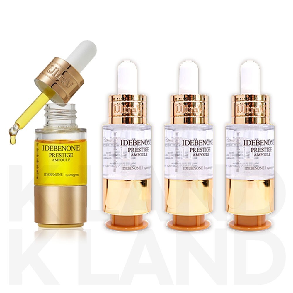 Ultra V Idebenone Prestige Ampoule 10ml *4EA NEW Anti-Aging K-Beauty
