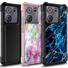 For BLU View 5 / View 5 PRO Case Full Body Armor Phone Cover + Tempered Glass