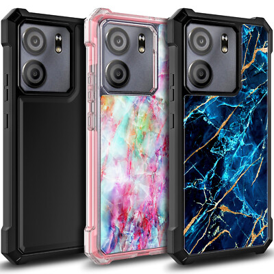 For BLU View 5 / View 5 PRO Case Full Body Armor Phone Cover + Tempered Glass