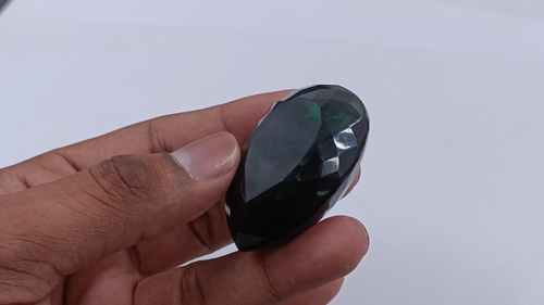 Green Moldavite 202 Ct Certified Lab- Created Pear Shape Loose Gemstone 5ARR - Video 1 of 1