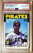 1986 Topps Traded - Barry Bonds #11T (RC)