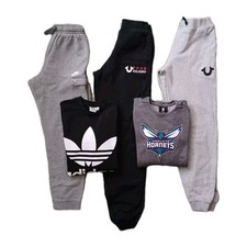 Nike Adidas True Religion NBA Boys Clothing Lot of 5 L  XL Joggers Sweatshirt