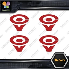 Compatible Cerwin-Vega Speakers Emblem Pack of 4 MINI SIZE Decals Stickers Vinyl