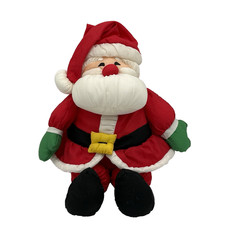Vintage Hallmark Santa Claus Plush 12 Nylon Parachute Christmas