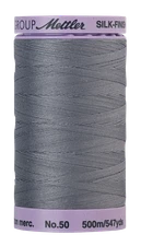Royal Grey 1511 | Silk-Finish Cotton 50wt - #9104 (500M / 547Y Spool) | Mettler