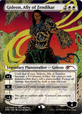 Gideon, Ally of Zendikar 1 Magic: The Gathering Pro Tour Promos Promo NM