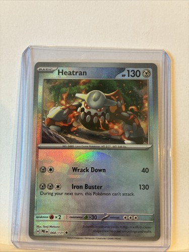 Heatran (Poke Ball) 068/131 Pokemon Prismatic Evolutions - Picture 2 of 6