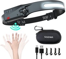 Linternas De Cabeza Recargables Lampara Frontal LED De Frente Alta Potencia