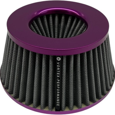Replacement Cone air filter for FRONT MOUNT air intake fits BMW M4 M5 M6 PURPLE