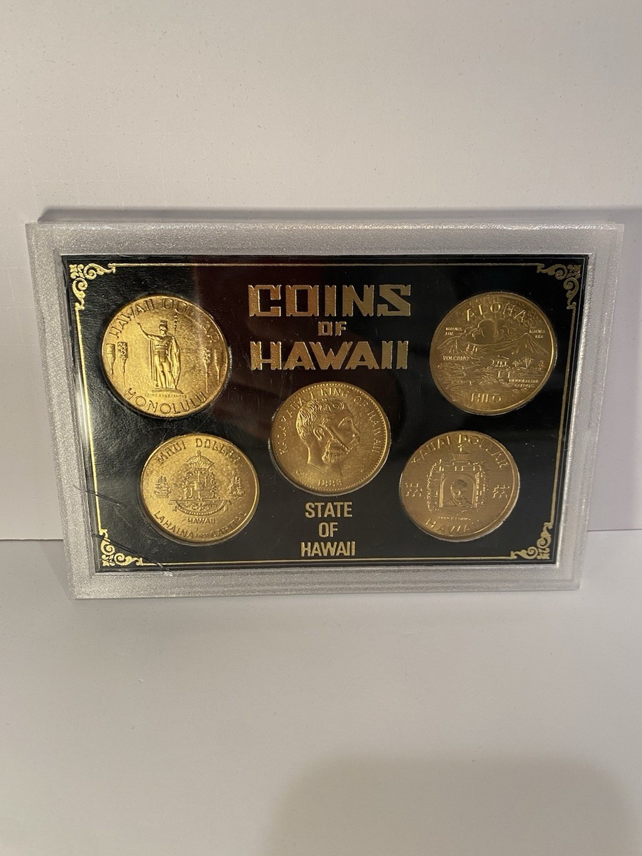 VTG “COINS OF HAWAII” 5 COIN SET STATE OF HAWAII UNCIRCULATED