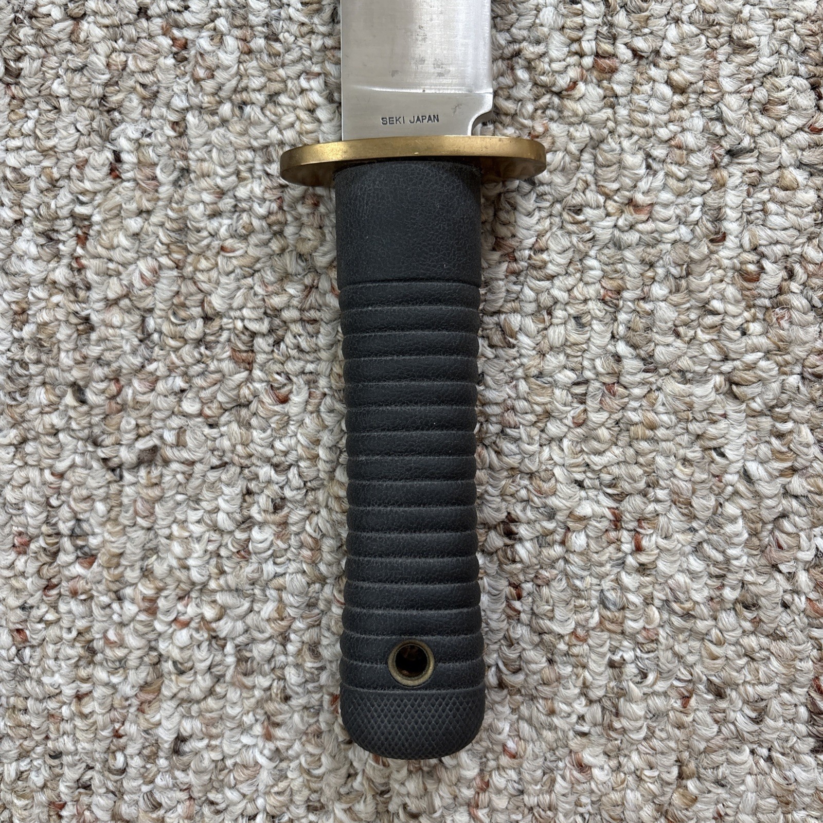 Blackjack Hunter Teton Bowie Fixed Blade Knife Full Tang Seki Japan 9.25" Blade