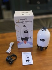 QNHMPW Baby Rocker Vibrating Soother USB Rechargeable for Stroller/Pram Newborn