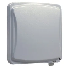 Taymac 2 Gang Gray Weatherproof Outlet Cover High Impact Polycarbonate 55 In 1