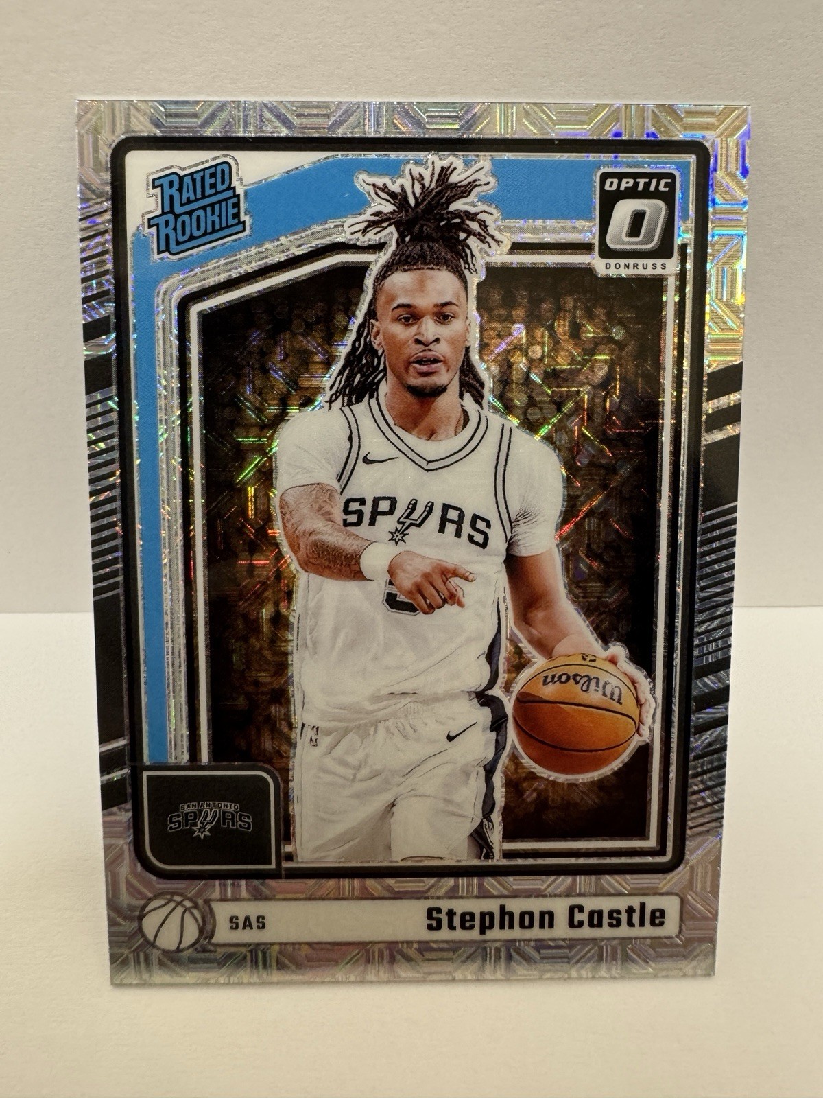 STEPHON CASTLE 2024-25 Panini Donruss Optic Rated Rookie #254 Choice Prizm (RC)