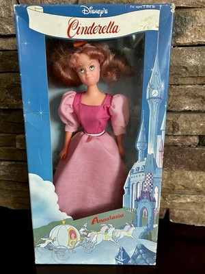 VINTAGE 1990's DISNEY BIKIN CINDERELLA ANASTASIA WICKED STEP SISTER DOLL NEW BOX