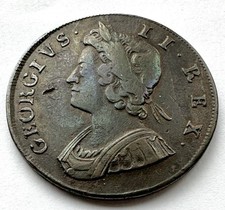1731 Half Penny - George II British Copper Coin*C-638