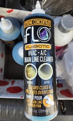 IFLO Biotics AC Line Build-Up Remover Drain Cleaner 24 oz HVAC Air