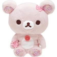 Rilakkuma Sitting Plush doll SAKURA Korilakkuma Japan San-X NEW
