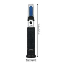 Portable Handheld Alcohol Refractometer Tester 0-80 Refractometer  1 Accuracy