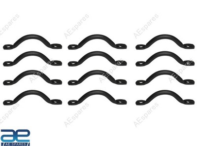 Fußmannschlaufen Halter 12 Stück für Jeep Willys MB GPW CJ2A 3A 3B CJ5 M38 M38A1