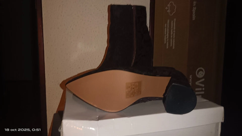 Botines Fontana 2.0 “Evelina Marrone” – nuevos con caja original - Imagen 3 de 4