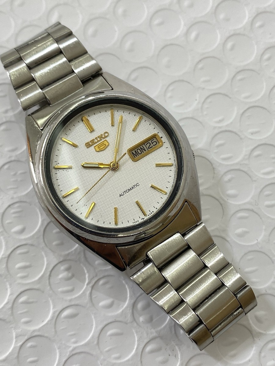 動作品　SEIKO　セイコー5 オートマチック 腕時計　7009-3040 Seiko 5 7009-3040 Automatic men 21 jewels vintage watch made