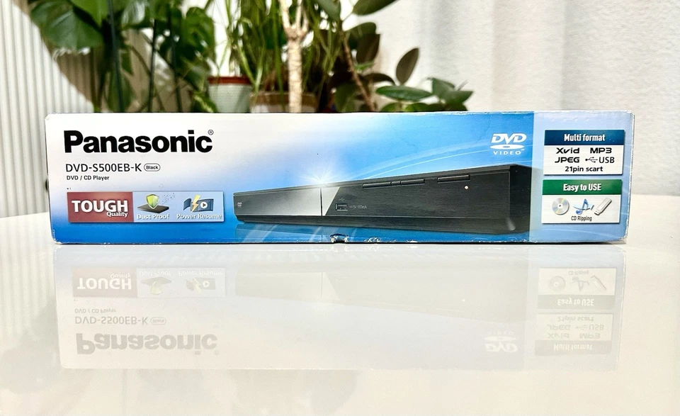 Panasonic DVD-S500EB-K Black Premium HDMI Bundle Brand New Factory Sealed - Image 4 of 4