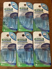 GUM Proxabrush Go-Betweens Interdental Brush Refills, Wide, 8 Count - 6 pk USA