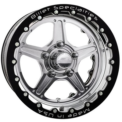 Billet Specialties BRSB23510L6155 Single-Beadlock Street Lite Wheel [Size: 15''
