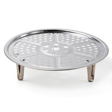 WIVKFML Steamer Rack, 8.66 inches (diameter), 1.97 (height), silver