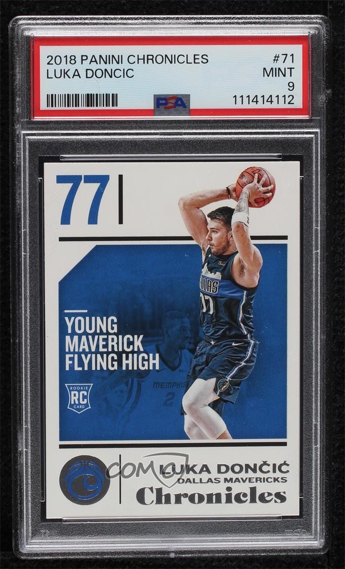 2018-19 Panini Chronicles Luka Doncic #71 PSA 9 MINT Rookie RC 08zb