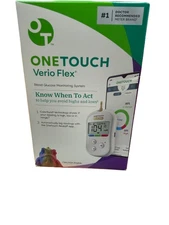 **One Touch Verio Flex  Diabetic Blood Glucose Testing Meter Free Ship Exp 1/29+