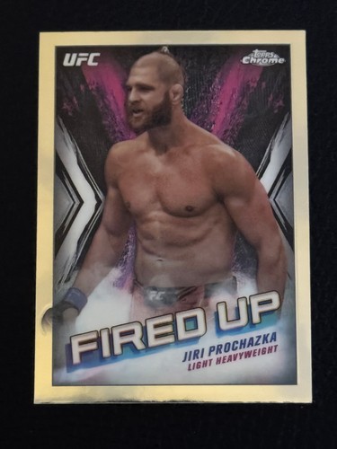 Jiri Prochazka #FDP-9 2024 Topps Chrome UFC Fired Up card