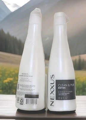 (2) Nexxus Clean & Pure DETOX CONTAINERS  Detox 13.5oz