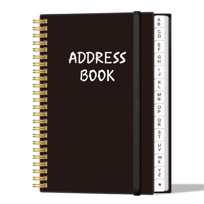 Address Book with Alphabetical Tabs - Telephone & 4.3 x 6.2