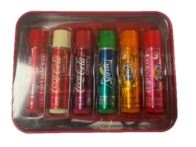 Lip Smacker Coca-Cola Flavored Balm 6 Count 1 (Pack of 6) Coca Cola Lip Balm
