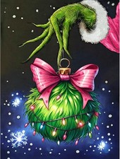 Christmas Paint by Numbers Kit for Adults,Winter Painting by Numbers,DIY Acrylic