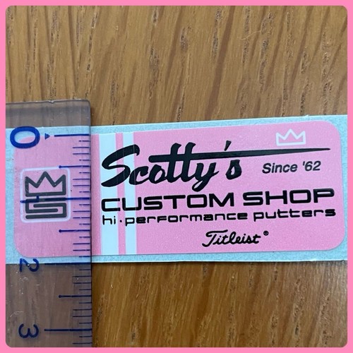 SCOTTY CAMERON Scotty s Shaft Band Sticker Pink Decal - Picture 3 of 4