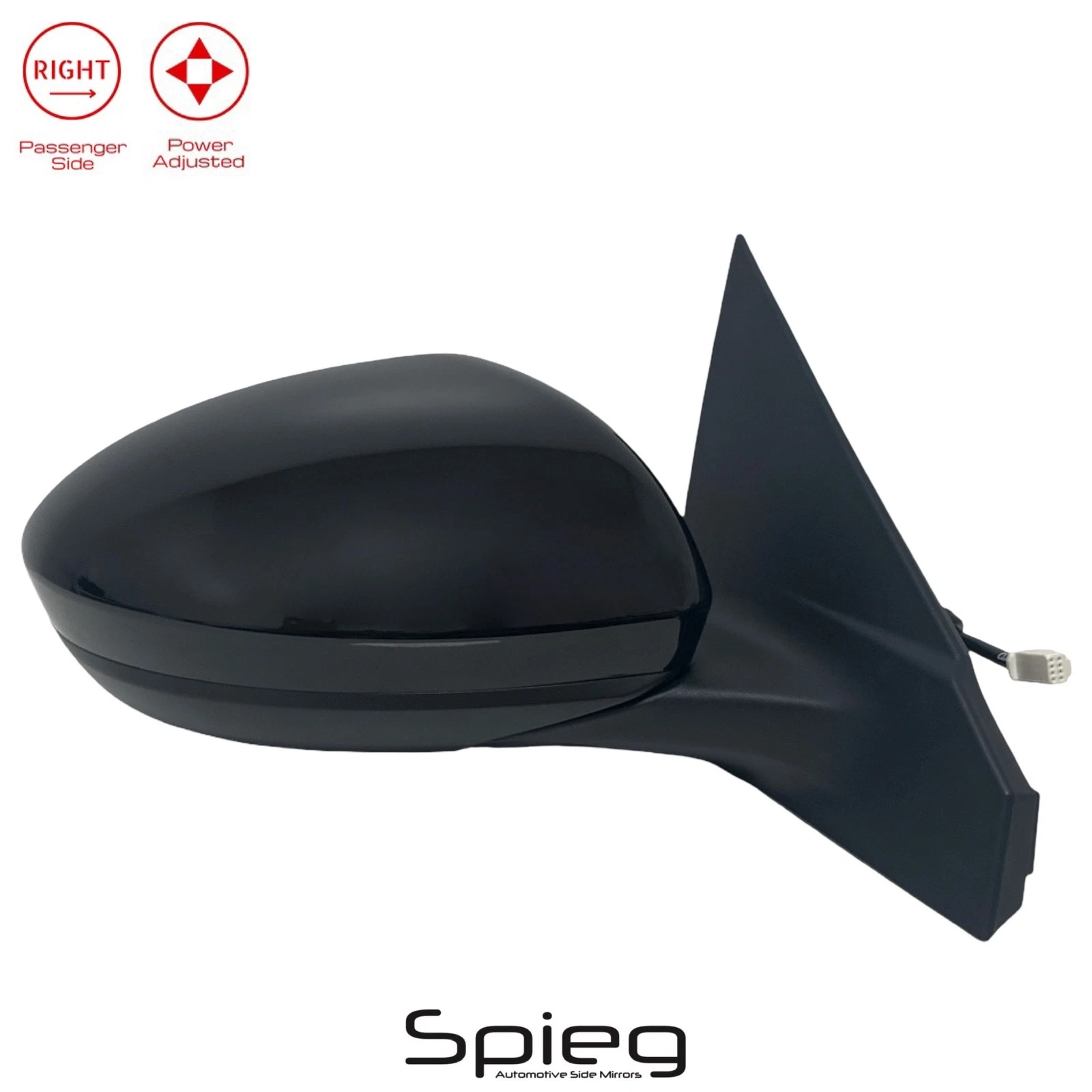 Side Mirror for 2020-2025 Nissan Sentra Power Right Side Super Black KH3