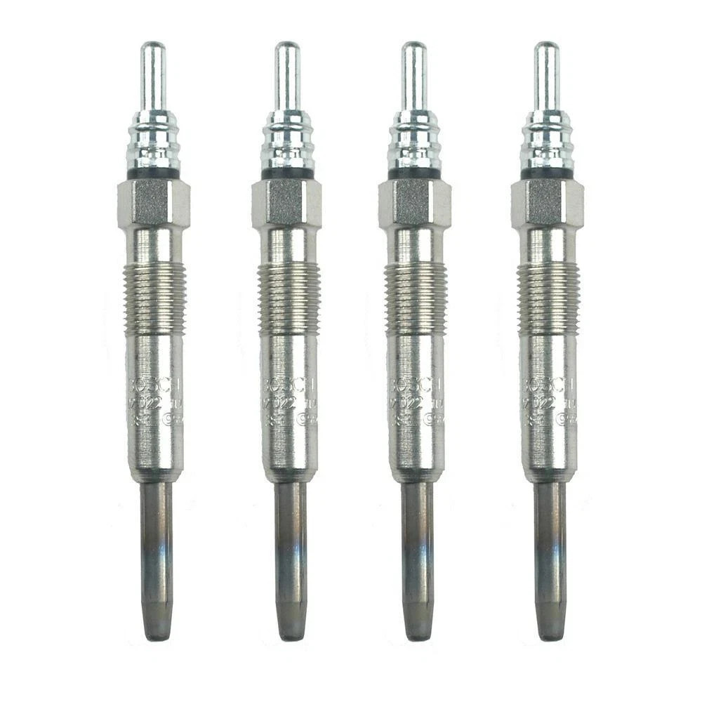 Bosch Set of 4 Diesel Glow Plugs For Volkswagen Beetle Golf Jetta Passat 1.9L L4