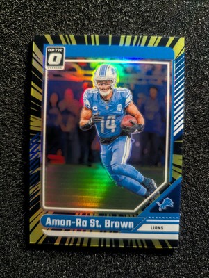 2024 Panini Donruss Optic Amon-Ra St. Brown #66 Electricity Prizm /75