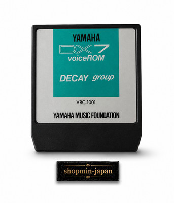 YAMAHA DX7II Voice ROM VRC-1001 Percussion & S.E. Cartridge from Japan