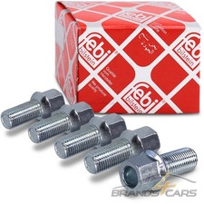 5x FEBI RADSCHRAUBEN KUGELSCHRAUBEN RADBOLZEN M14 x 1,5 x 27 mm KUGELBUND SW17