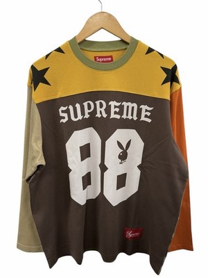 2026 Supreme Playboy L/S Football Top Multi Brown L | eBay