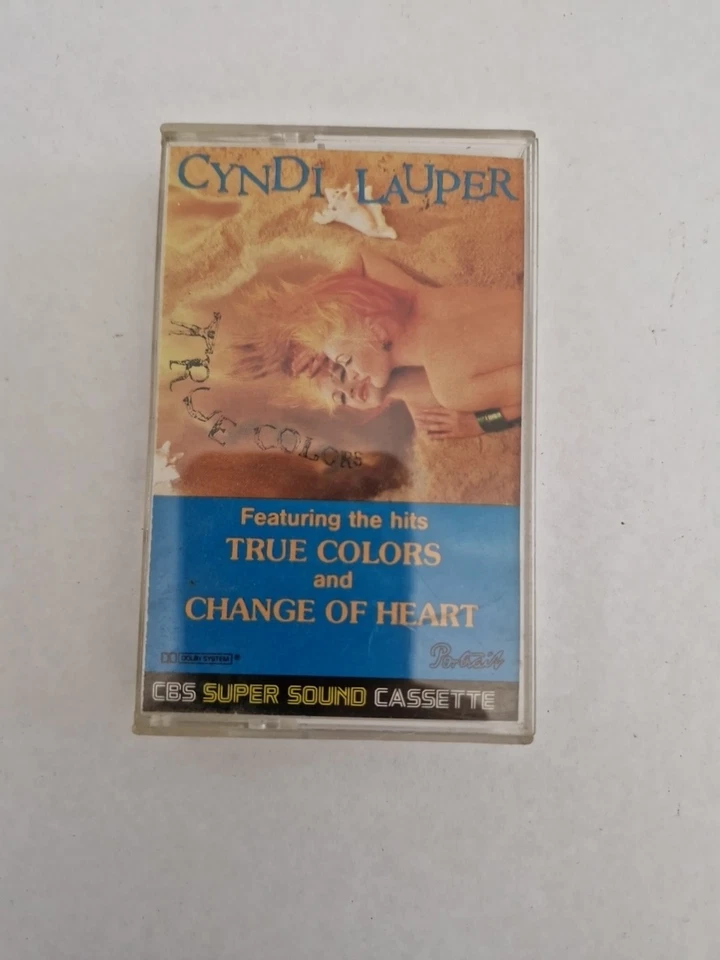 Cyndi Lauper - True Colors, 1986  Music Cassette Tape Album - Image 4 of 4