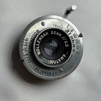 Wollensak Amaton 35mm F3.5 Lens Alphax Shutter KS19438 L2 Vintage Camera Lens