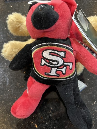 San Francisco NFL 49ers Peluche Equipo Logo Oso Coleccionable Foco - Imagen 2 de 3